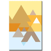 Painting by Numbers Art Colored Triangles I