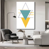 Painting by Numbers Art Colored Triangles II