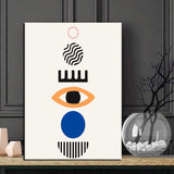 Painting by Numbers Art Minimalism Eye Colorful Circles