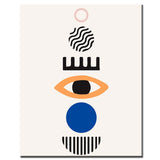 Painting by Numbers Art Minimalism Eye Colorful Circles