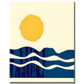Painting by Numbers Art Minimalism Sun and Waves