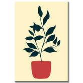 Painting by Numbers Art Minimalism Plant in A Pot