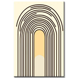 Painting by Numbers Art Minimalism Opposite Rainbows