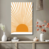 Painting by Numbers Art Minimalism Sun Rays