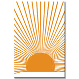 Painting by Numbers Art Minimalism Sun Rays