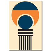 Painting by Numbers Art Minimalism Circles Lines Rectangles