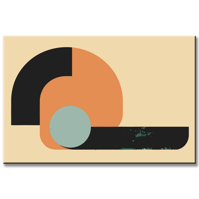 Painting by Numbers Art Minimalism Arch Ball