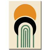 Painting by Numbers Art Minimalism Sphere Semicircle Lines