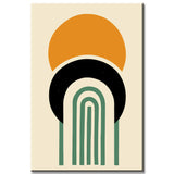 Painting by Numbers Art Minimalism Sphere Semicircle Lines