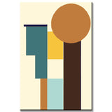 Painting by Numbers Art Minimalism Colorful Shapes