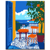 Painting by Numbers Art Open Window with Cloud