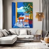 Painting by Numbers Art Open Window with Cloud