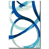Painting by Numbers Art Abstract Blue Strokes I