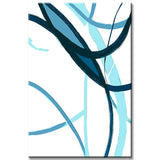 Painting by Numbers Art Abstract Blue Lines II