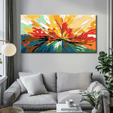 Painting by Numbers Art Abstract Art Colorful Fields