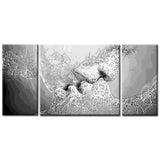 Painting by Numbers Art Two Kissing Mouths 3-Panel Triptych