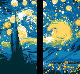 Painting by Numbers Art Abstract Art Starry Night Two-Part