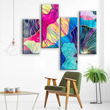 Painting by Numbers Abstract Art Painting Color Pattern 4 Panel