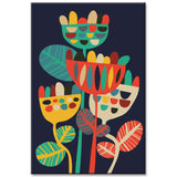 Painting by Numbers Minimalism Art Flowers