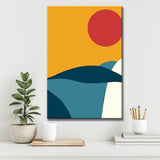 Painting by Numbers Minimalism Landscape Sun