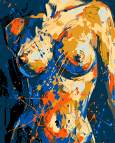 Painting by Numbers Art Nude Woman Two-Tone