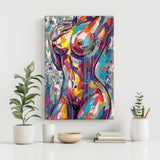 Painting by Numbers Art Nude Woman Abstract