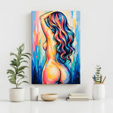 Painting by Numbers Art Nude Naked Woman From Behind