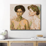 nude women classic portrait DIY art wall decor modern artwork