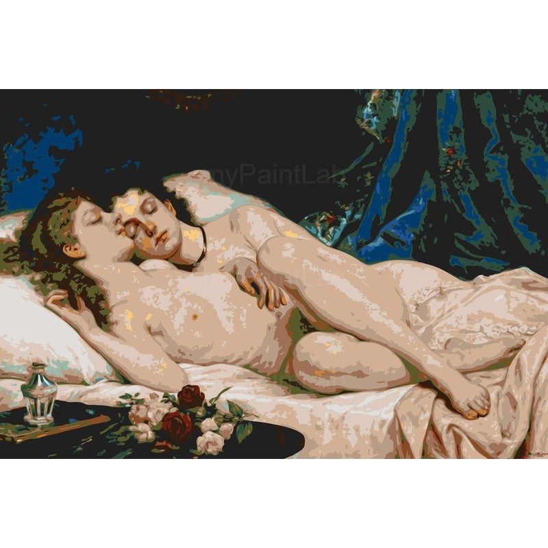 Paint by Numbers nude couple classic