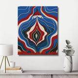 Paint by Numbers abstract architecture DIY art wall decor modern artwork