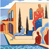 Paint by Numbers nude figures architecture