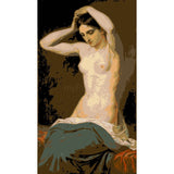 Paint by Numbers nude woman classic sitting