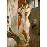 DIY Paint by Numbers Nude Woman Standing Classic Warm Interior