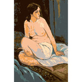 nude woman impressionist sitting