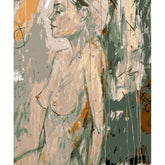 nude woman artistic calm
