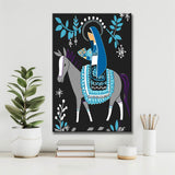 Painting by Numbers Christmas Christian Motif Woman on Donkey