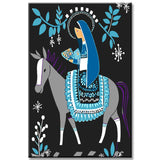 Painting by Numbers Christmas Christian Motif Woman on Donkey