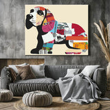 Painting by Numbers Graffiti Art Dog III