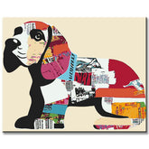 Painting by Numbers Graffiti Art Dog III