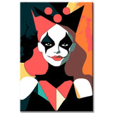 Painting by Numbers Geometric Art Clown Queen