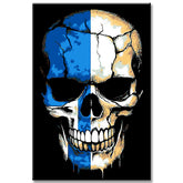 Painting by Numbers Skull Greece