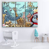 Painting by Numbers Children's Motif Illustration Animals