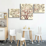 Painting by Numbers Tree and Branches Illustration Nature
