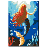Paint by Numbers Mermaid Art