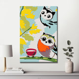 Painting by Numbers Cat and Bird