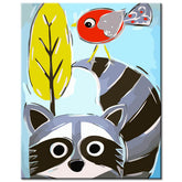 Painting by Numbers Cat and Bird