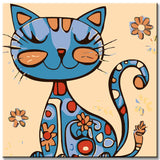 Painting by Numbers Colorful Cats