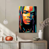 Painting by Numbers Art Culture Person with Colorful Paints on Their Face in Indian Look