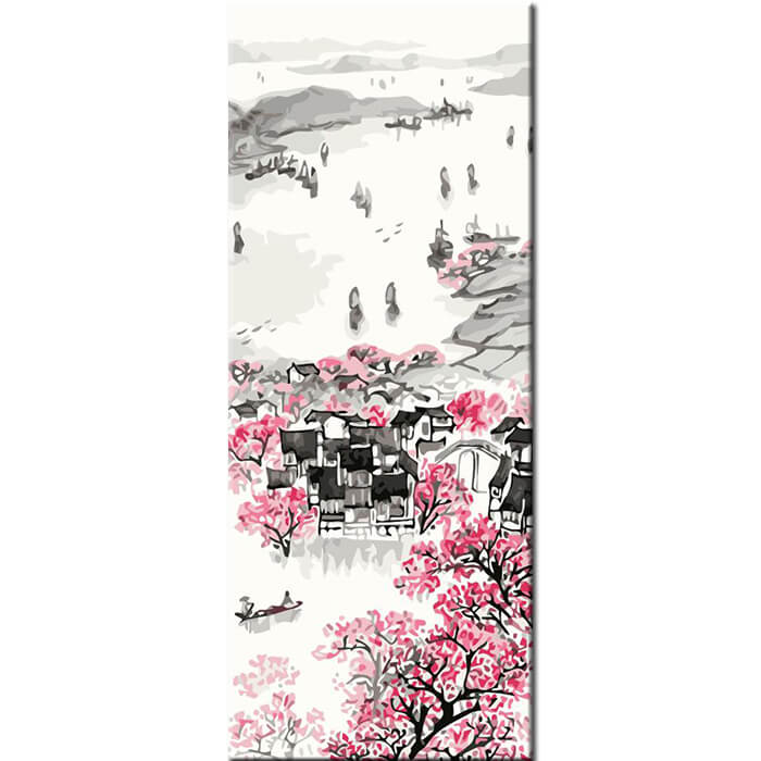 Painting by Numbers Asia Art Lake Landscape