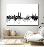 Painting by Numbers Switzerland Skyline Zurich